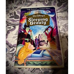 Walt Disney's Sleeping Beauty Limited Edition VHS Tape for Kids Fully Restored
